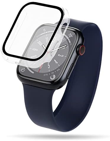 Case Mate Apple Watch Case w/בנוי בסדרה Apple Watch 8 & 7 מגן מסך זכוכית מחוסמת [41 ממ] - Ultra Blored